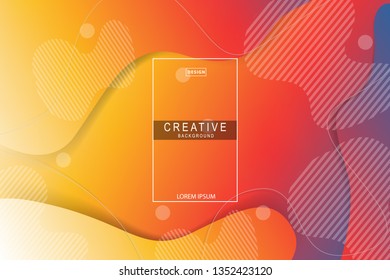 RED Summer tropical fluid landing page background. Fluid, liquid, wavy, gradient, flowing, dynamic shape background. Trendy and modern background color. Cool banner design template