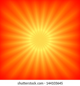 red sun