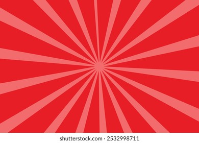  red sun burst ray background