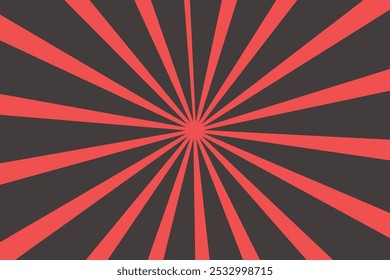  red sun burst ray background