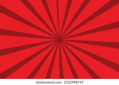  red sun burst ray background