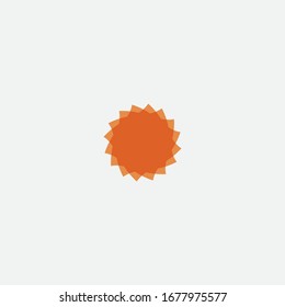 RED SUN LOGO DESIGN AND CREATIVE SIGN