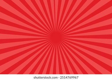 red sun rays pattern, seamless texture background design