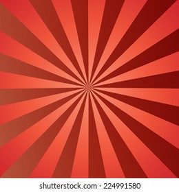 red sunburst background vector