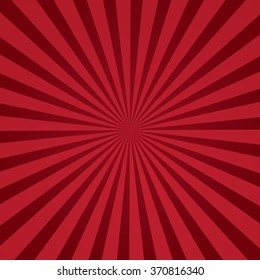 red sunburst. Element for web design.