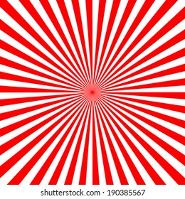 red sunburst style abstract background