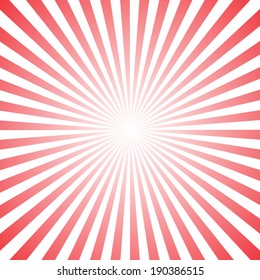 red sunburst style abstract background
