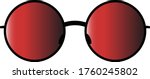 red sunglasses fashion accessory retro eye 