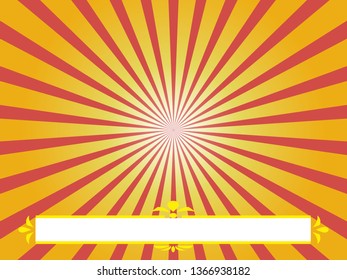 red sunray background