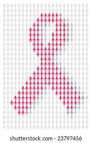Red support ribbon