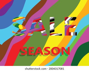 red surprise vector sale background