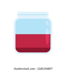 red sweet jam pot icon