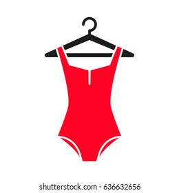 Red swimsuit icon.