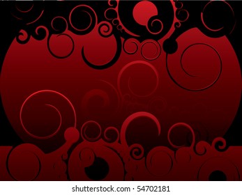 Abstrakter roter Swirl-Hintergrund