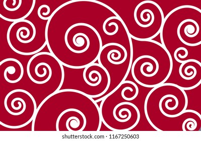 Red Swirl Background