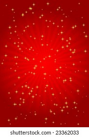 Red swirl vector