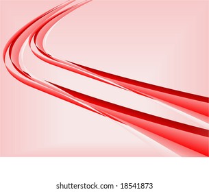 Red Swoosh Vector