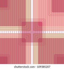 Red tablecloth background with vignette