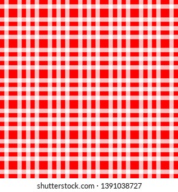 Red tablecloth fabric gingham texture pattern 