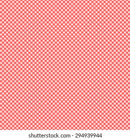 Red Tablecloth Multiply Colors Pattern