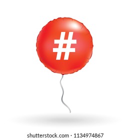 Red tag balloons
