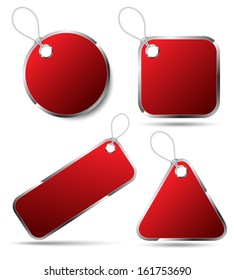 Red tag Beauty multishape / for sale / business / advertising /promotion / festival 