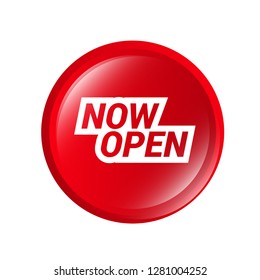 red tag now open