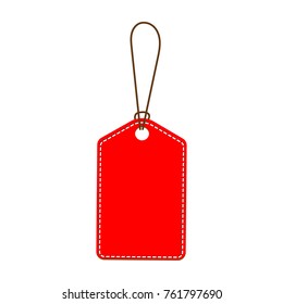 Red Tag vector illustration