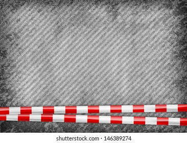 red tapes on the grey background