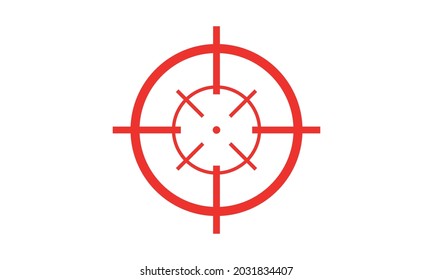 Red target icon, Reticle Icon