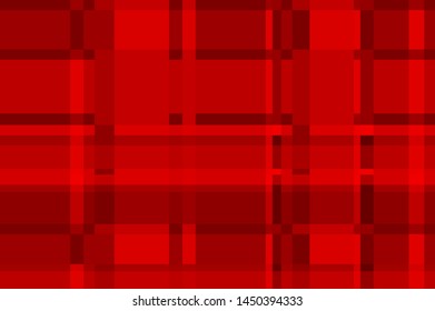 red tartan Checkered pattern in Scottish style. Tartan. A classic Christmas geometric pattern. Woolen red fabric. vector seamless eps 10