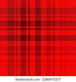 Red Tartan Plaid Seamless Pattern
