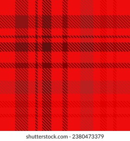 Red Tartan Plaid Seamless Pattern
