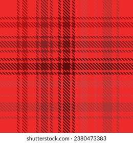 Red Tartan Plaid Seamless Pattern
