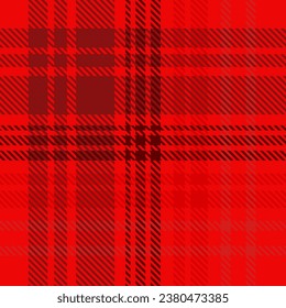 Red Tartan Plaid Seamless Pattern
