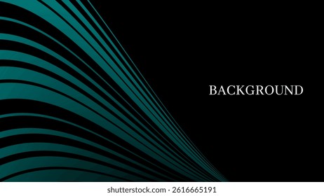 Red and teal abstract background with wavy stripes, dynamic curve shapes	