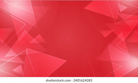 red technology background. abstract technology particles lines mesh background. Vector Abstract, science, futuristic, energy technology concept. Medical, technology or science design.