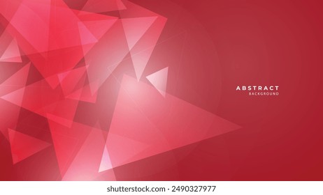red technology background. abstract technology particles lines mesh background. Vector Abstract, science, futuristic, energy technology concept. Medical, technology or science design.