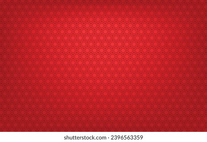 Fondo de tecnología roja con un fondo de patrón impecable. Patrón transparente de cuadrícula. Textura celular exagerada. El peine de miel sobre un fondo rojo.