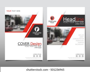 Red technology cover business brochure vector design, Leaflet advertising abstract background, Modern poster magazine layout template, Annual report for presentation.