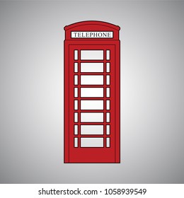 red telephone booth