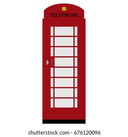 Red telephone booth