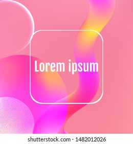 Red Template for the design of a website landing page or background. Abstract red modern graphic element.