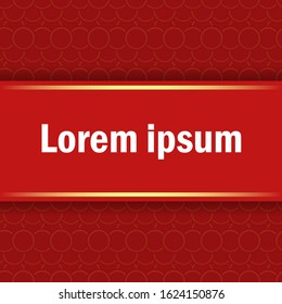 red template vector, red background graphic design.