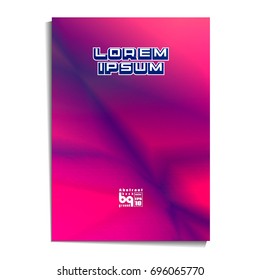 Red templates for poster, banners, flyers. Vector illustration. Lorem ipsum. Conceptual design.