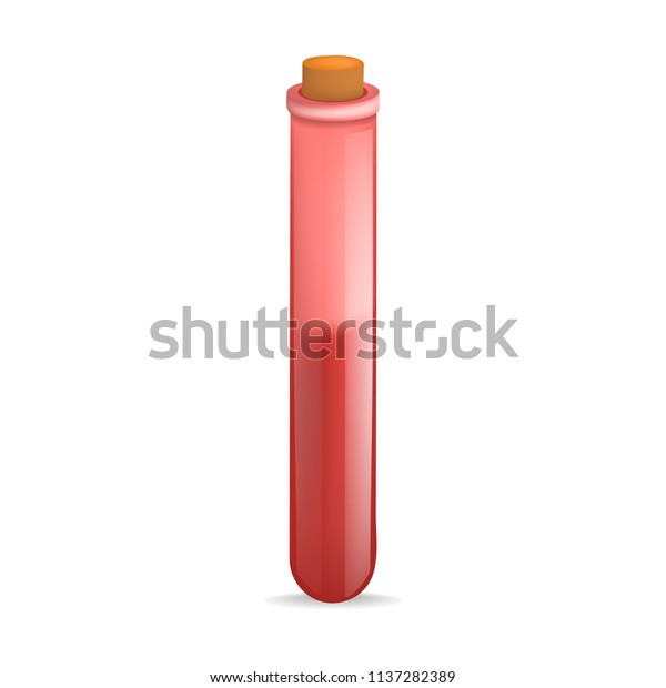 Download Red Test Tube Mockup Realistic Illustration Stock Vector Royalty Free 1137282389