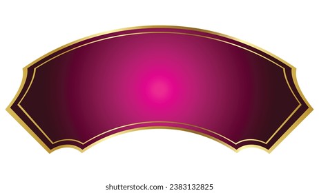 Banner de forma islámica abstracta del cuadro de texto rojo