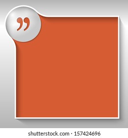 red text box for any text with quotation mark