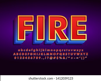 red text effect with detailed texture and hot color, thermal hot alphabet, trendy red summer font 