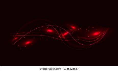 Red texture, abstract glowing magical energetic gentle beautiful powerful backdrop with sparkling lines of stripes of waves.
